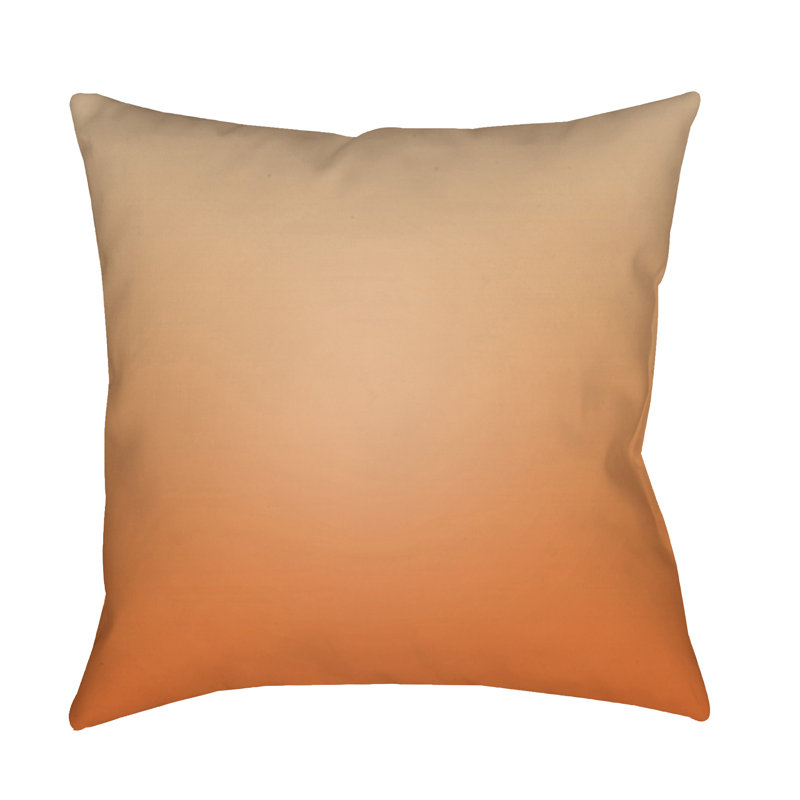 Textures Throw Pillow, 20" H x 20" W x 5" D, Orange