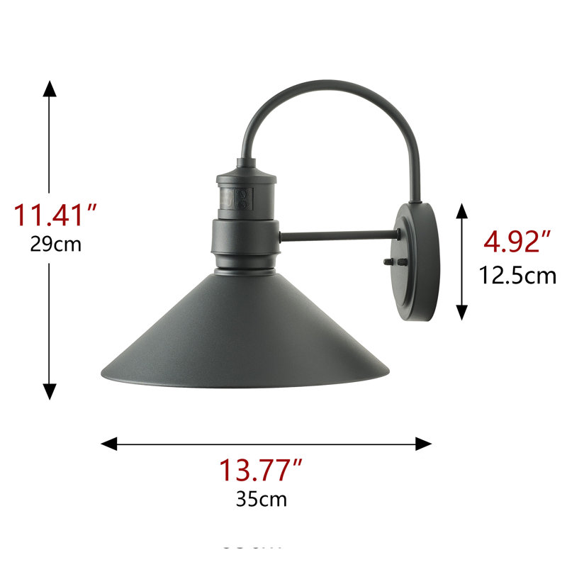 Rafal 1-Light Dusk To Dawn Sensor and Motion Sensor Outdoor Wall Lights