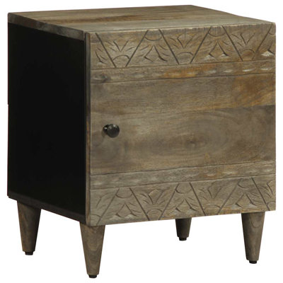 40cm W Metal Bedside Table