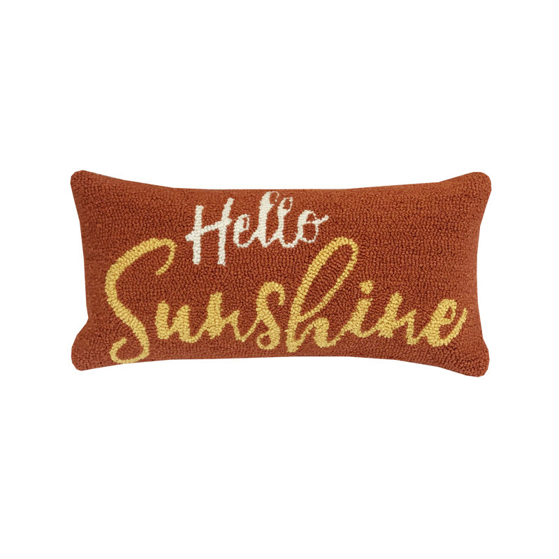 Coussin Hello Sunshine, Rouge