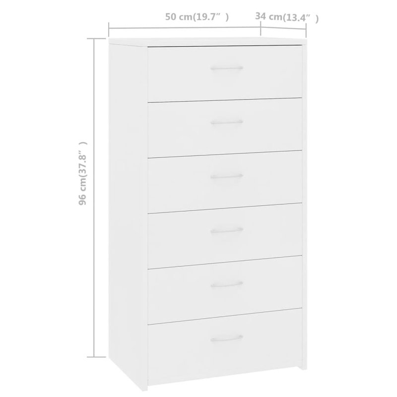 Alejando 50cm Sideboard, White