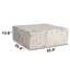 Table basse carrée en marbre Freesia 35 po Magnolia