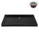 Streamline NT-2134-60BL-RH 60 in. x 36 in. Corner Acrylic Shower Base in Glossy Black with Right Hand Drain, ABS Drain Included