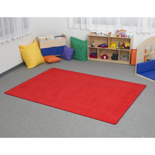 Rouge uni - petit rectangle