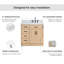 Meuble-lavabo simple en bois massif 36 po Tidworth avec plateau en marbre de Carrare 1,5 po-1566296948-1546052621-1546052620