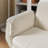 Upholstered Cross-Legged Office Chair With Adjustable Arms,Ergonomic Swivel Executive Chair With Headrest