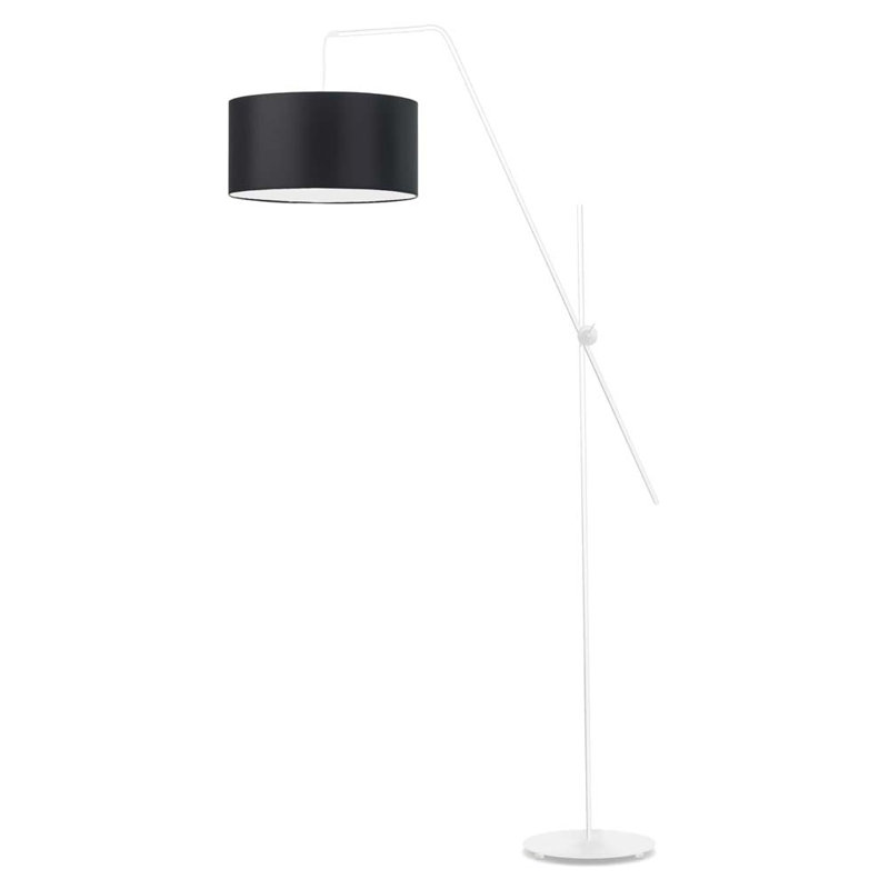Ayano 176cm Task Floor Lamp, White, Black