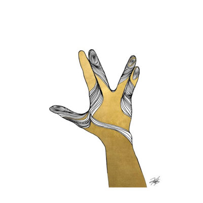 Sign Language VIII Print by Kelli Ellis