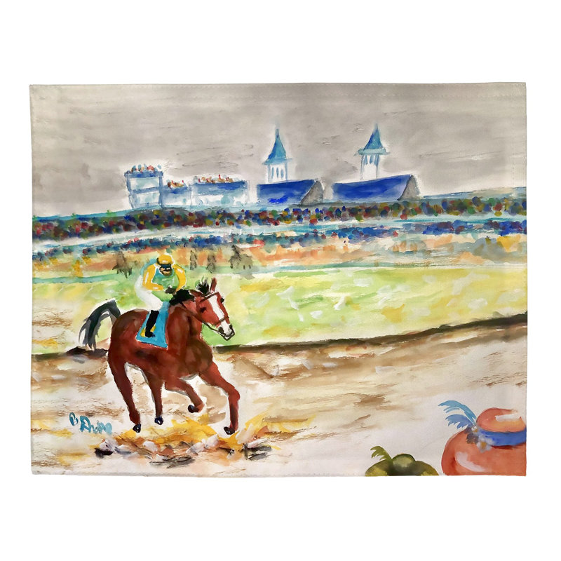 Ensemble de 4 napperons Horse Winning