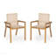 Ensemble de 2 chaises de patio d'extérieur