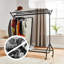 Eilonwy 120cm Rolling Clothing Rack