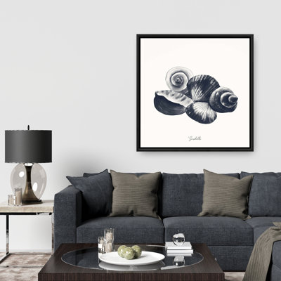 «Blue Seaside Shells» sur toile