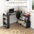 Innovative 360-Degree Rotating L-Shaped Desk With Ample Storage And Modern Design For Versatile Home Office Use.