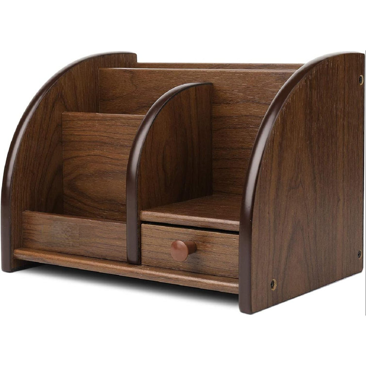 Latitude Run® Wood Desk Organizer | Wayfair