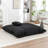 Black Lazy Lounger, Bean Bag, Soft Foam Filler, Removable Cover, Corduroy, Family Gatherings Leisure Venues-163603623