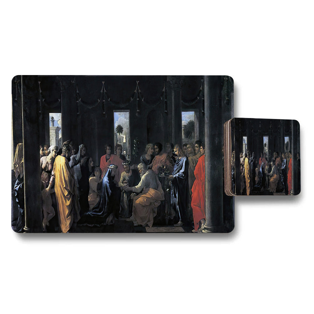 The Last Supper Placemats And Coasters Set For Dining Table
