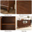 Buffet 56 "Mid-Century Buffet Cabinets 2 portes en bois et 1 tiroir