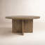 Table ronde Crosby, chêne-1096692310