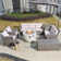 Fernando Wicker/Rattan 7 - Person Seating Group With Cushions