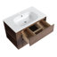 Meuble-lavabo mural avec lavabo en gel 30 po Mantu (bvb005530bno)