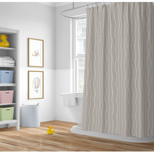 Tartan Block Ultra-Thin Lightweight Shower Curtain