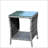 Stylish Outdoor Patio Wicker Coffee Table With Clear Tempered Glass Top For Durable And Elegant Garden Use