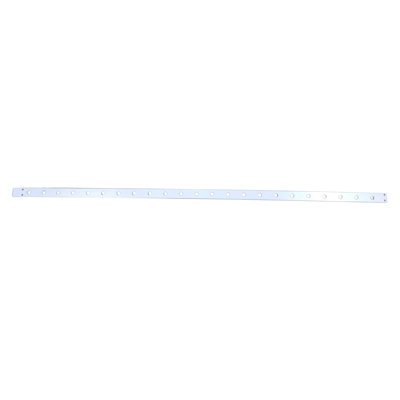 24" White Metal Strip Accessories for Greeting Card Post Card Calendars Magazine Display Rack