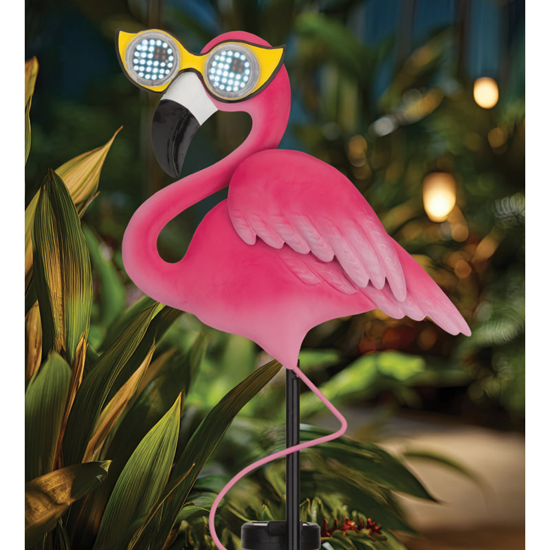 Piquet solaire Eye Roller - Flamant
