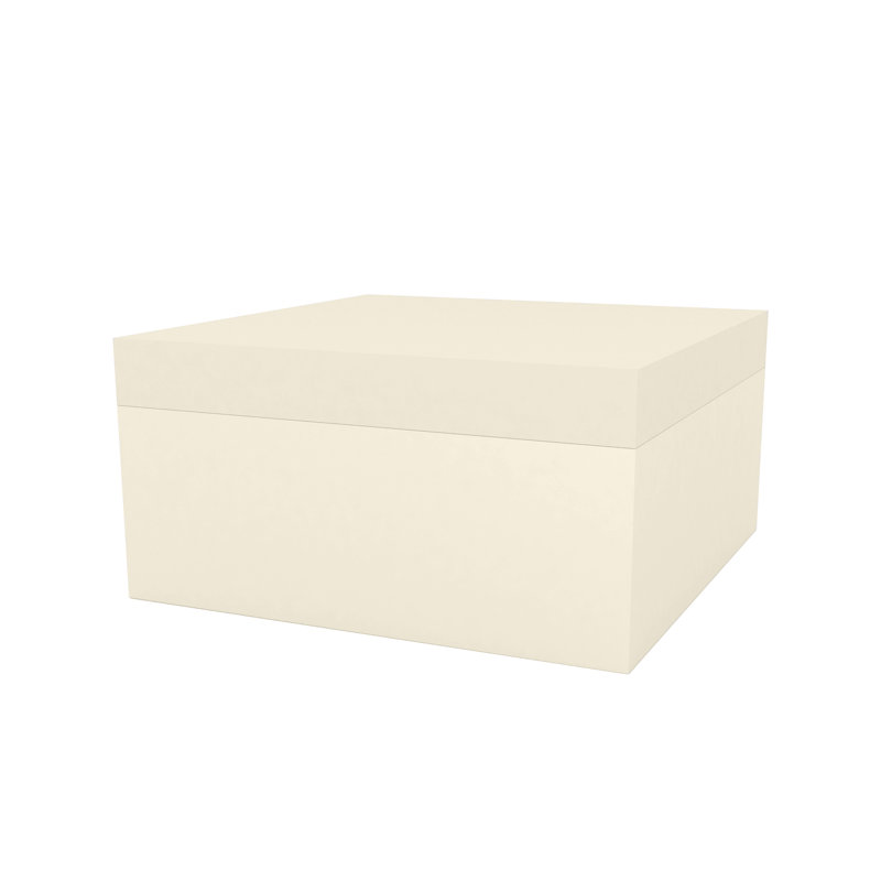 Repose-pieds extérieur avec coussin Jut, Écru