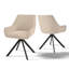 Gefjun 46cm H Swivel Dining Chairs, Modern Upholstered Armchairs for Dining Room Kitchen Living Room-306944060