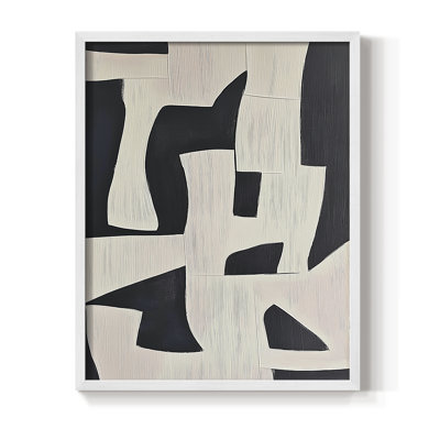 Série ABSTRACT DCI - reproduction encadrée de qualité supérieure - prête à être accrochée - aucun clou requis