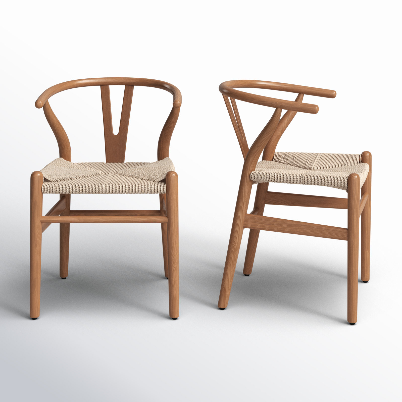 Margo Dining Armchair, Walnut/Beige
