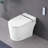 Smart Toilet Bidet Combo With Foot Sensor Open Cover/Seat, LED Display, Self-Cleaning Nozzle, Heated Seat, Night Light, Knob Control, Soft Close, Auto Flush, With Remote Control