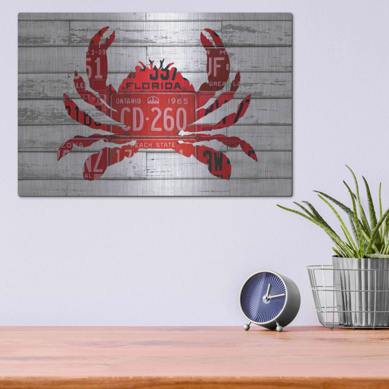 "Crabe" par Design Turnpike, H 12 po x l 16 po