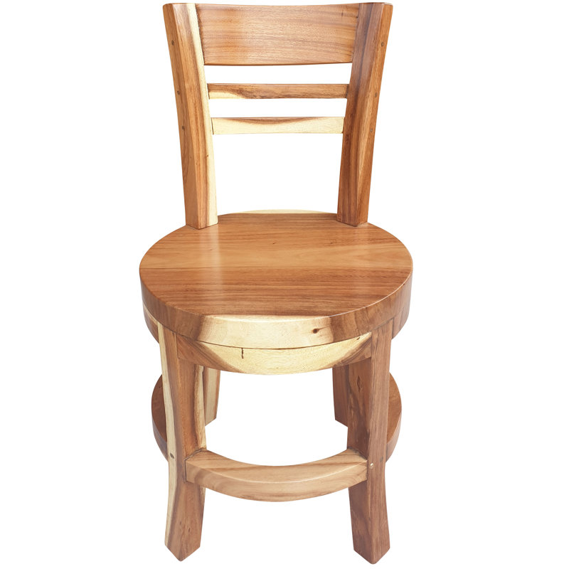Roxann 18'' H Teak Solid Wood Side Chair
