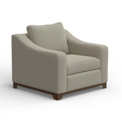 Fauteuil d'appoint Umey, coussin décoratif, polyester moderne