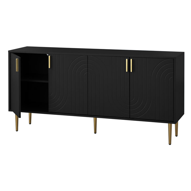 Mallorca 60'' Sideboard, Black