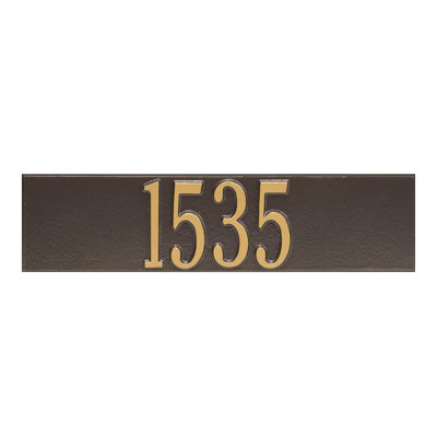 Colonial Mailbox Sign