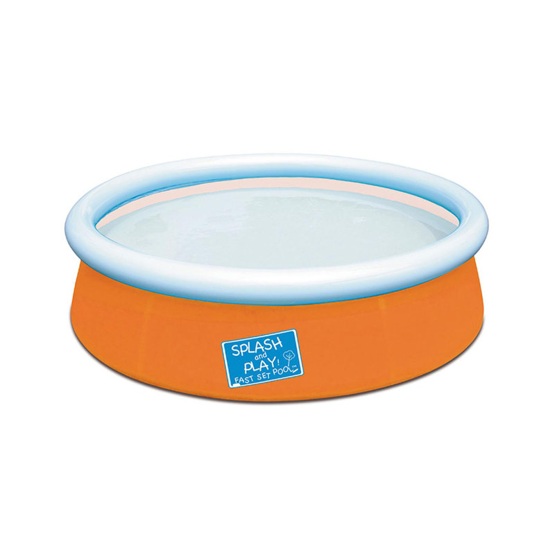 Plastic Round Inflatable Pool 38cm H x 152cm W x 152cm L