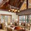 Postville 6 - Light Wooden Chandelier with Ship Shape