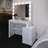 Aurora Dressing Lighted Vanity with Mirror