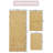 Schoenberger 100% Cotton Bath Rugs (Set of 3)-1139159608