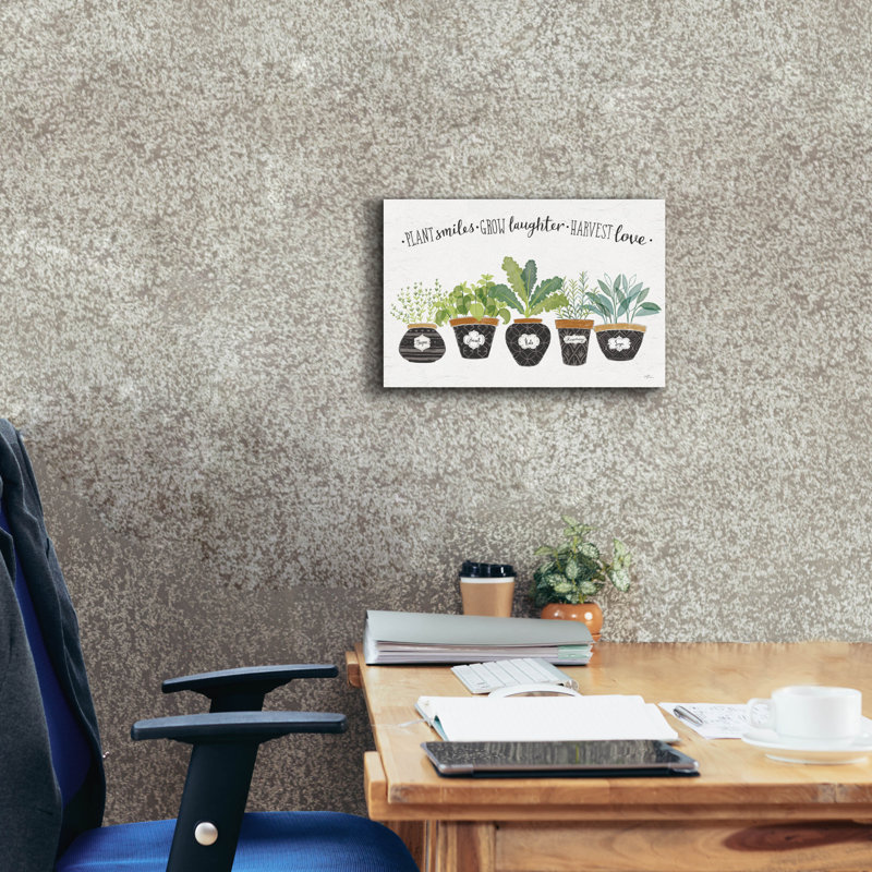 "Epic Graffiti" Fine Herbs 1 "par Janelle Penner, art mural sur toile, H 12 po x l 18 po x P 0,75 po
