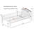 Wood Platform Bed With LED Light-114071853