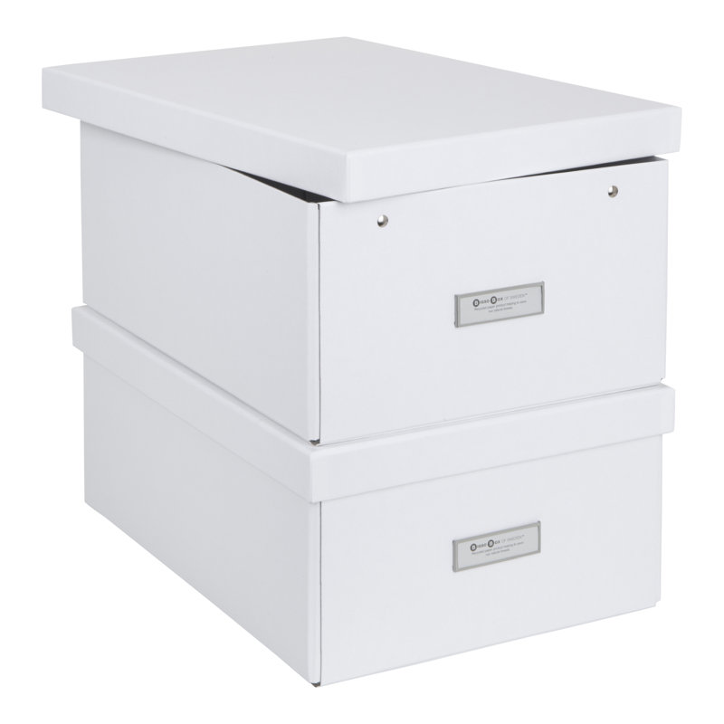 Collapsible Storage Box, White