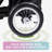 Petique - New & Improved Apollo Elite Light Wt. Pet Stroller For Large, Senior, Disabled& Multiple Pets; Bult-In Sturdy Ramp, Low To Ground, Air Tires, Convertible Canopy, Supports Up To 133 Lbs.