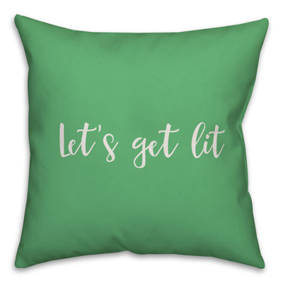 Coussin « let is éclairé » 