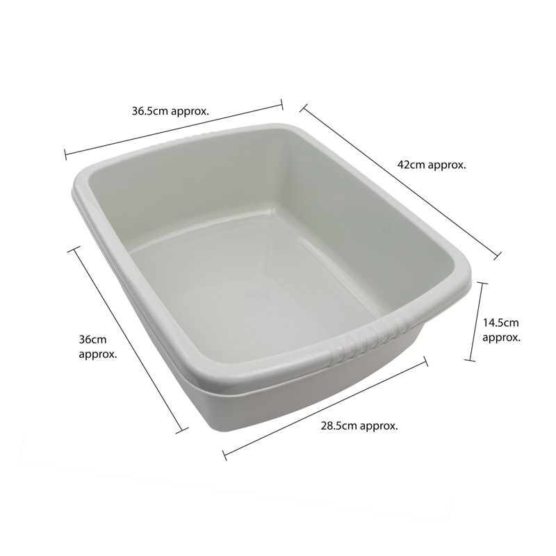 Washing up bowl and draining rack, 15 qt