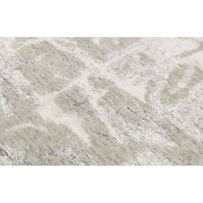 Area Rug in Gray, Rectangle 8'1" x 9'11"