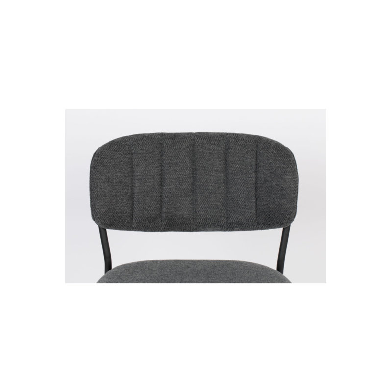 Jolien 26'' Counter Stool, Dark Gray, Black